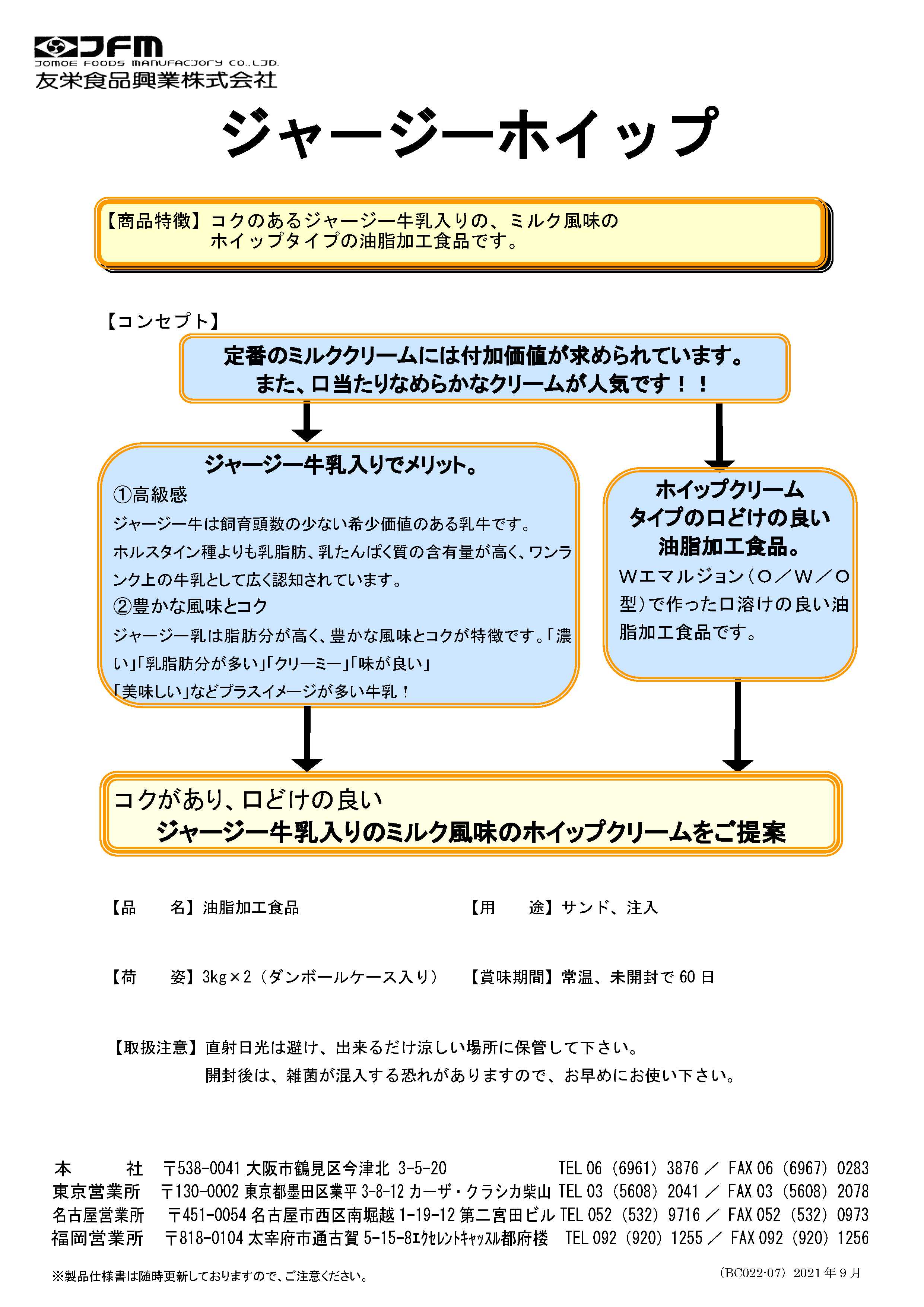 友栄 ジャージーホイップ　３Ｋg×２